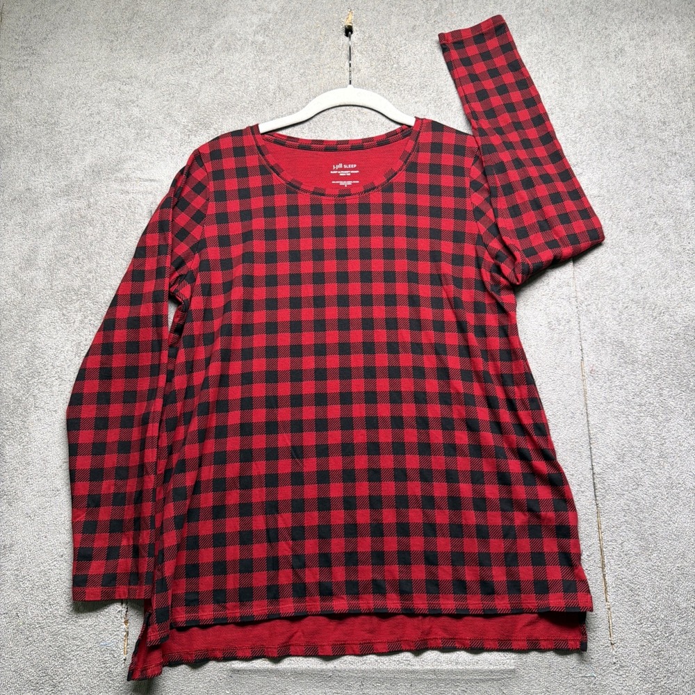 J Jill Buffalo Plaid Pajama Set Lyra Soft Long Sleeve Lounge Women's‎ Small